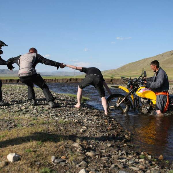 Motorradreisen Mongolei Ruhetag Klosterruine Umgebung